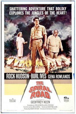 The Spiral Road movie poster (1962) wood print