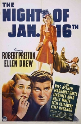 Night of January 16th movie poster (1941) tote bag #MOV_f77790f8