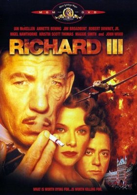 Richard III movie poster (1995) pillow