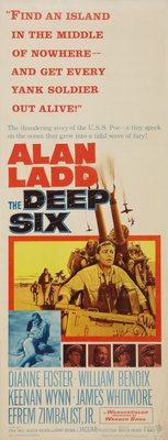 The Deep Six movie poster (1958) poster with hanger