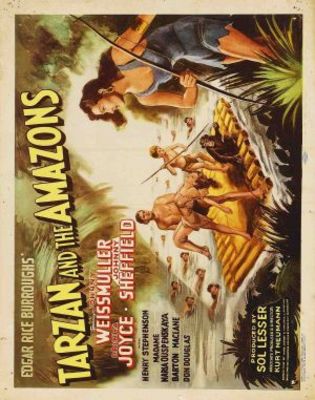 Tarzan and the Amazons movie poster (1945) poster