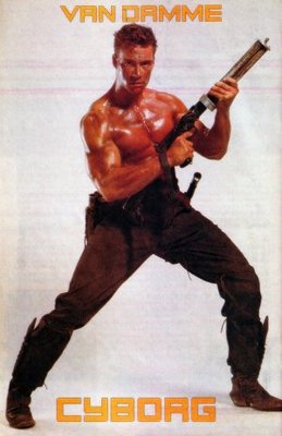 Cyborg movie poster (1989) wood print