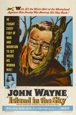 Island in the Sky movie poster (1953) wood print