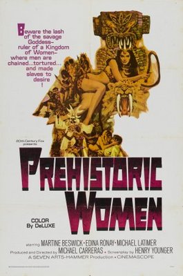 Prehistoric Women movie poster (1950) wooden framed poster