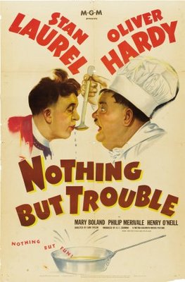 Nothing But Trouble movie poster (1944) wood print