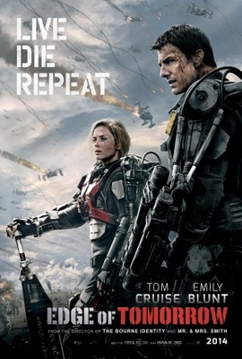 Edge of Tomorrow movie poster (2014) Stickers MOV_f7cd2f7b