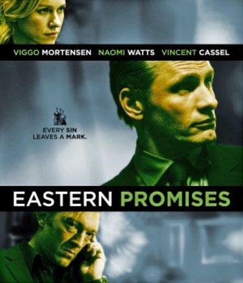 Eastern Promises movie poster (2007) wood print