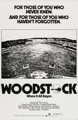 Woodstock movie poster (1970) Stickers MOV_f80af087