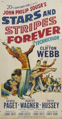 Stars and Stripes Forever movie poster (1952) poster with hanger
