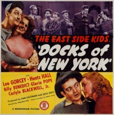 Docks of New York movie poster (1945) wood print