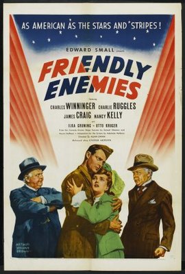 Friendly Enemies movie poster (1942) mouse pad