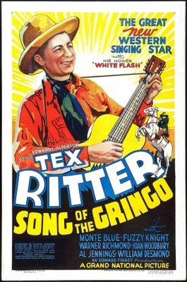 Song of the Gringo movie poster (1936) canvas poster