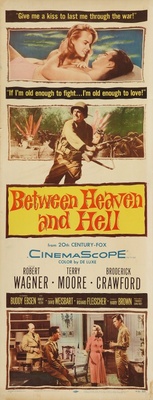 Between Heaven and Hell movie poster (1956) metal framed poster