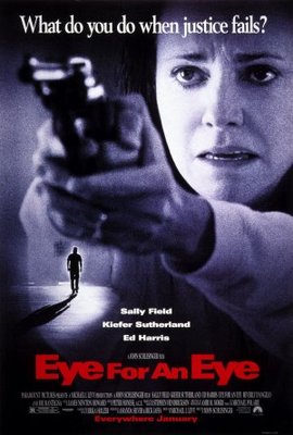Eye for an Eye movie poster (1996) wood print