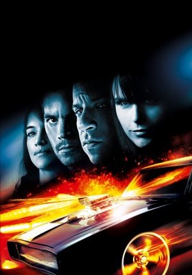 Fast & Furious movie poster (2009) wood print
