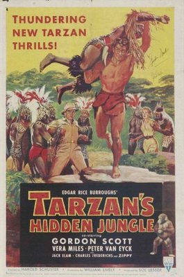 Tarzan's Hidden Jungle movie poster (1955) mug