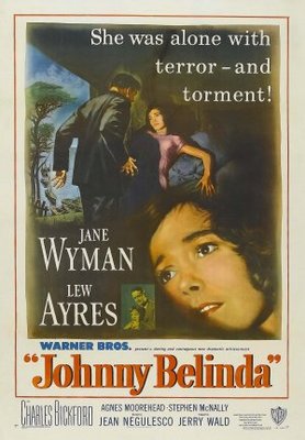 Johnny Belinda movie poster (1948) wood print
