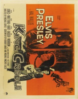 King Creole movie poster (1958) metal framed poster