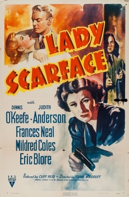 Lady Scarface movie poster (1941) metal framed poster