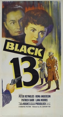 Black 13 movie poster (1953) poster with hanger