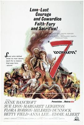 7 Women movie poster (1966) poster