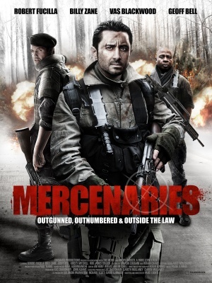 Mercenaries movie poster (2011) wooden framed poster