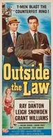 Outside the Law movie poster (1956) Longsleeve T-shirt #1078006