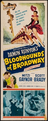 Bloodhounds of Broadway movie poster (1952) pillow