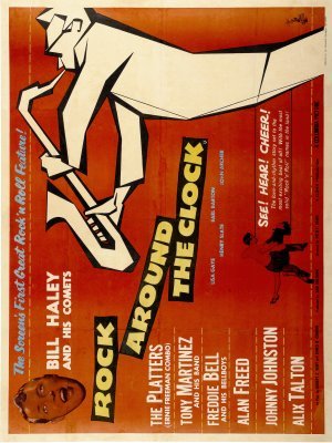 Rock Around the Clock movie poster (1956) hoodie