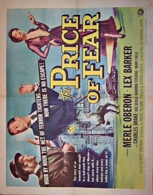 The Price of Fear movie poster (1956) pillow