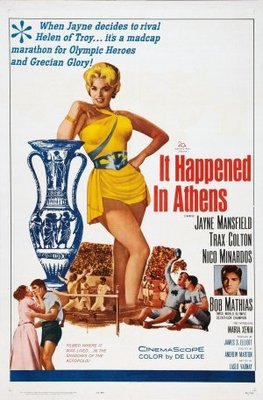 It Happened in Athens movie poster (1962) poster with hanger