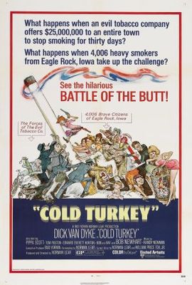 Cold Turkey movie poster (1971) metal framed poster