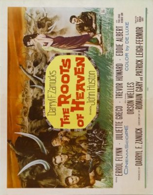 The Roots of Heaven movie poster (1958) canvas poster