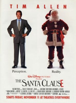 The Santa Clause movie poster (1994) wooden framed poster