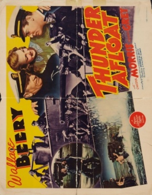 Thunder Afloat movie poster (1939) metal framed poster