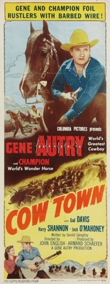 Cow Town movie poster (1950) canvas poster