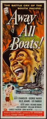 Away All Boats movie poster (1956) mug