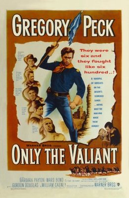 Only the Valiant movie poster (1951) wooden framed poster