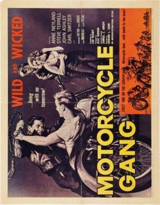 Motorcycle Gang movie poster (1957) sweatshirt