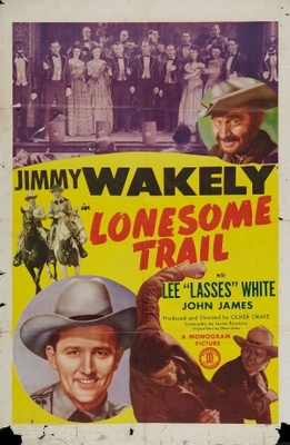 Lonesome Trail movie poster (1945) metal framed poster