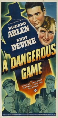 A Dangerous Game movie poster (1941) poster