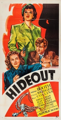 Hideout movie poster (1949) wood print