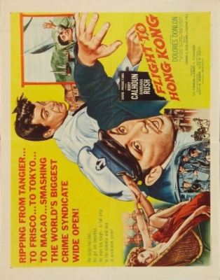 Flight to Hong Kong movie poster (1956) mouse pad