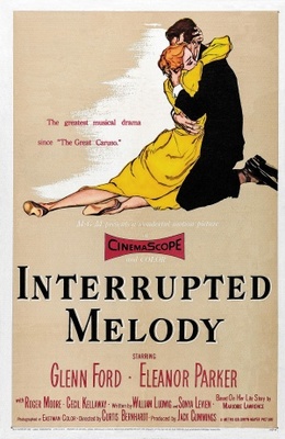 Interrupted Melody movie poster (1955) wooden framed poster