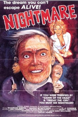 Nightmare movie poster (1981) canvas poster