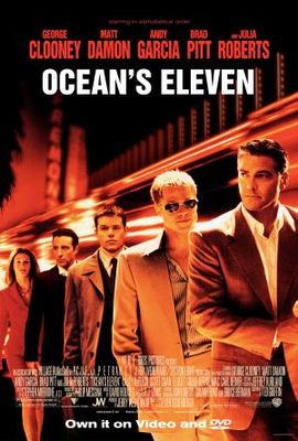 Ocean's Eleven movie poster (2001) Stickers MOV_fa59135a