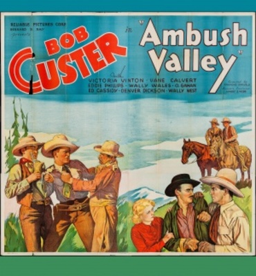 Ambush Valley movie poster (1936) wooden framed poster