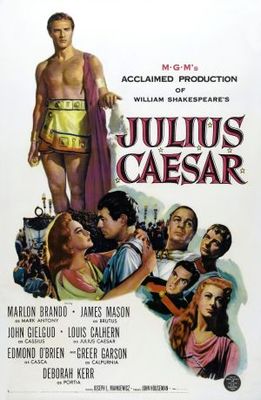 Julius Caesar movie poster (1953) canvas poster