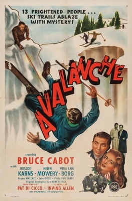 Avalanche movie poster (1946) Stickers MOV_fa680cae