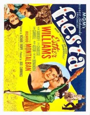 Fiesta movie poster (1947) metal framed poster